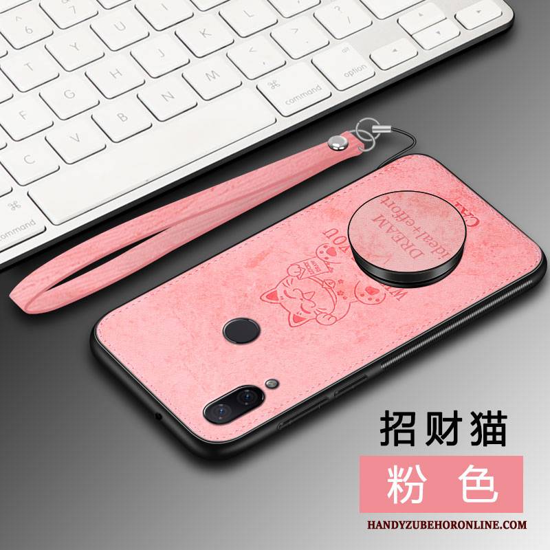 Hülle Redmi Note 7 Schutz Trendmarke Rosa, Case Redmi Note 7 Silikon Dünne Muster