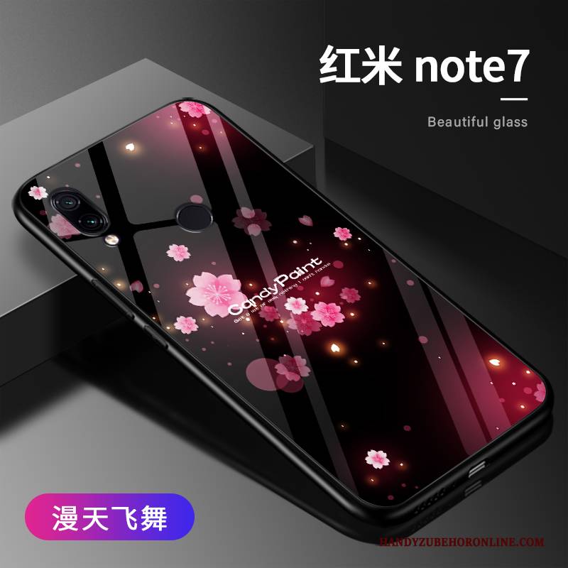 Hülle Redmi Note 7 Silikon Dünne Mini, Case Redmi Note 7 Mode Schwer Schwarz