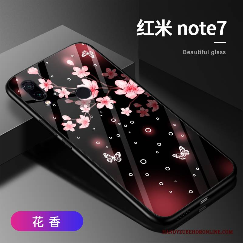 Hülle Redmi Note 7 Silikon Dünne Mini, Case Redmi Note 7 Mode Schwer Schwarz