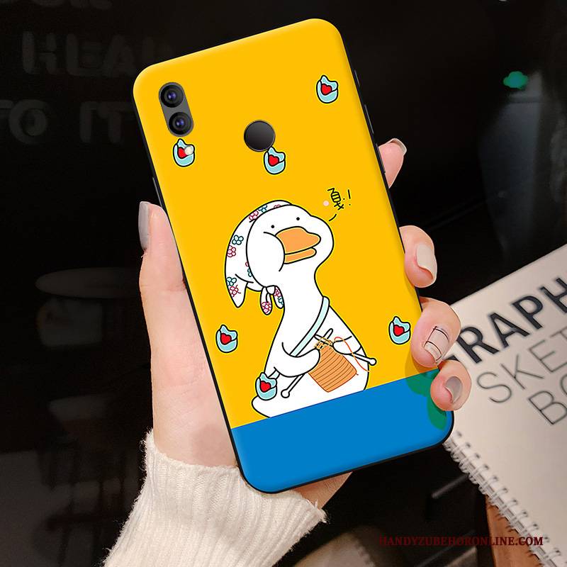 Hülle Redmi Note 7 Weiche Anti-sturz Rot, Case Redmi Note 7 Silikon Nette Handyhüllen