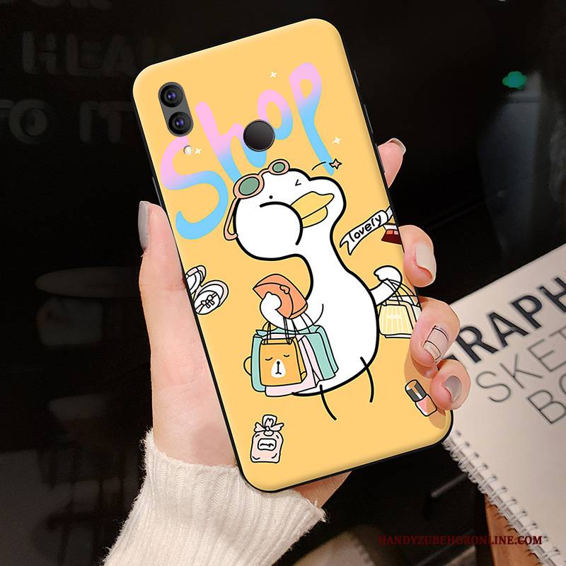 Hülle Redmi Note 7 Weiche Anti-sturz Rot, Case Redmi Note 7 Silikon Nette Handyhüllen