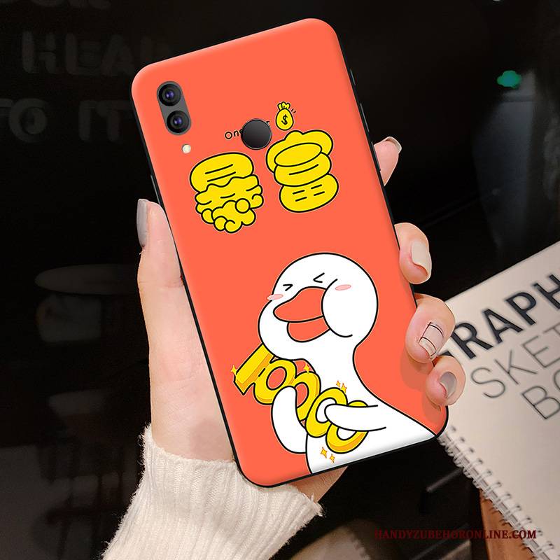 Hülle Redmi Note 7 Weiche Anti-sturz Rot, Case Redmi Note 7 Silikon Nette Handyhüllen