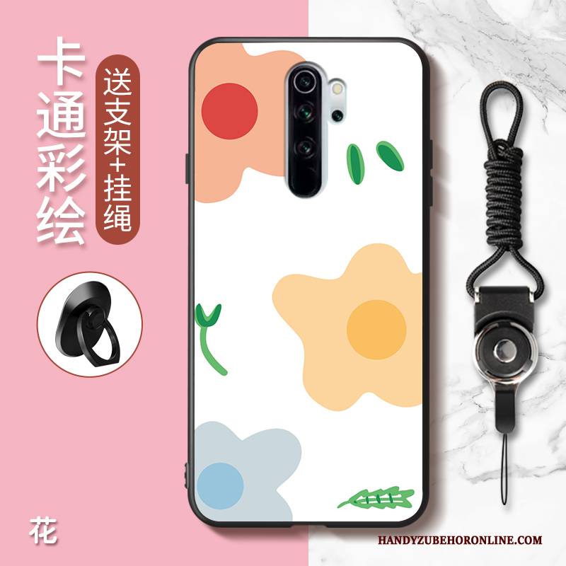 Hülle Redmi Note 8 Pro Karikatur Rot Handyhüllen, Case Redmi Note 8 Pro Nette Anti-sturz