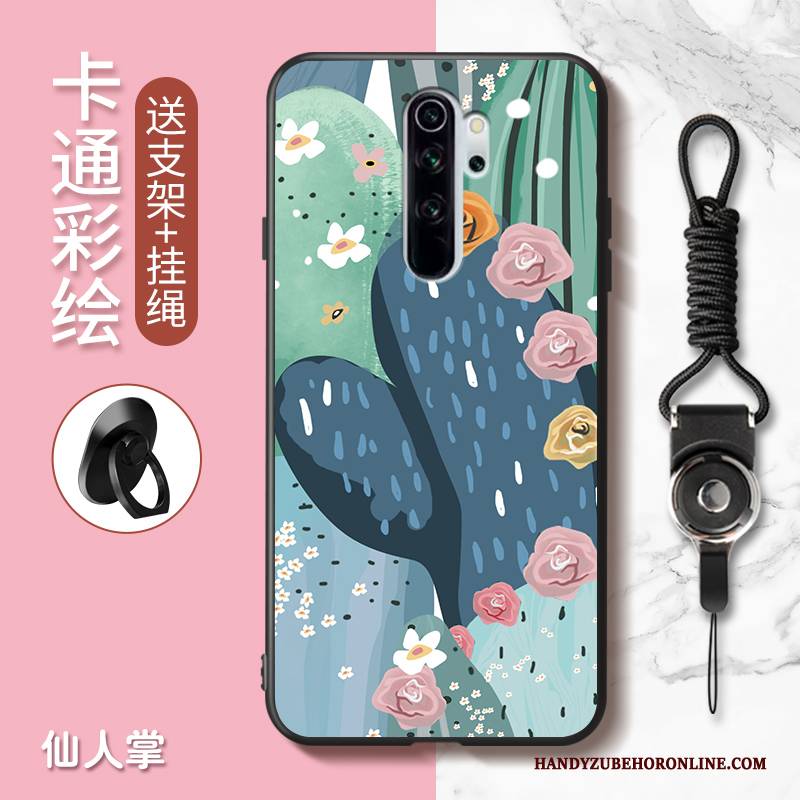 Hülle Redmi Note 8 Pro Karikatur Rot Handyhüllen, Case Redmi Note 8 Pro Nette Anti-sturz