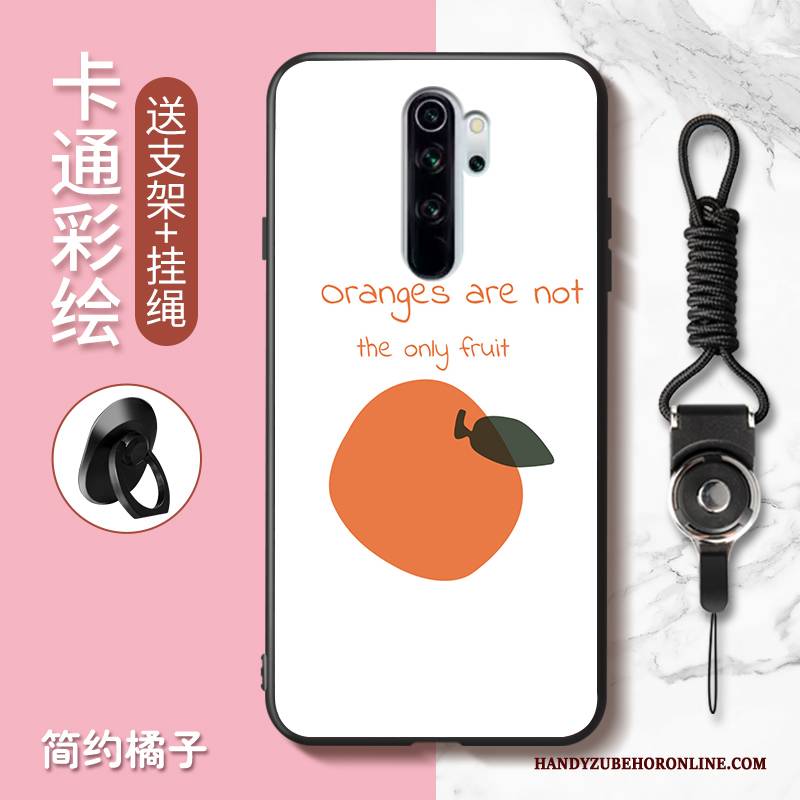 Hülle Redmi Note 8 Pro Karikatur Rot Handyhüllen, Case Redmi Note 8 Pro Nette Anti-sturz