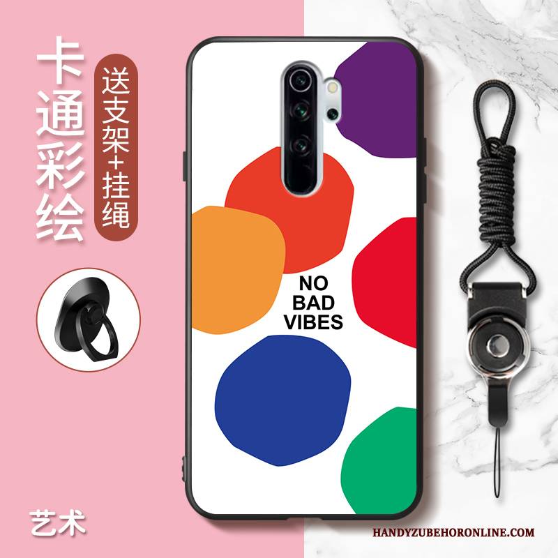 Hülle Redmi Note 8 Pro Karikatur Rot Handyhüllen, Case Redmi Note 8 Pro Nette Anti-sturz