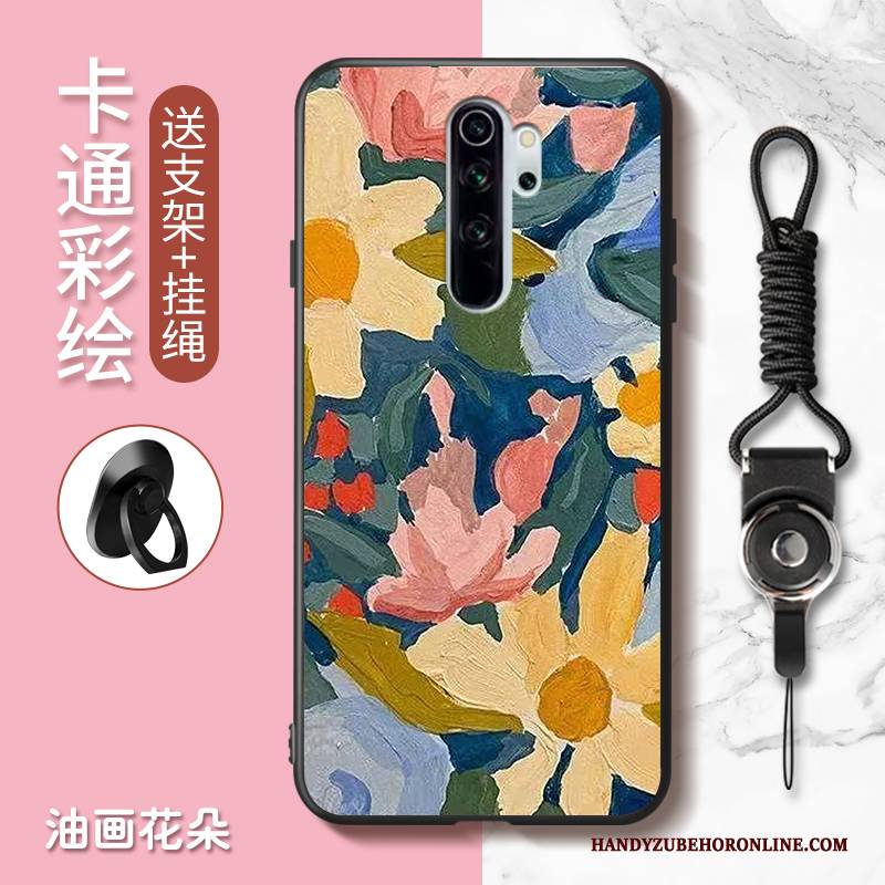 Hülle Redmi Note 8 Pro Karikatur Rot Handyhüllen, Case Redmi Note 8 Pro Nette Anti-sturz