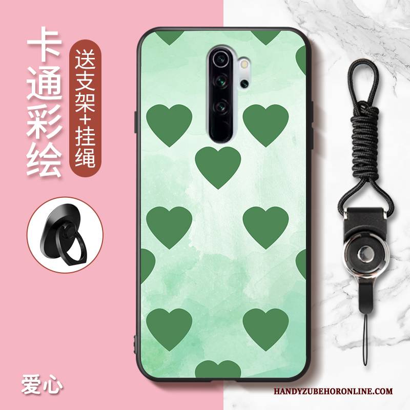 Hülle Redmi Note 8 Pro Karikatur Rot Handyhüllen, Case Redmi Note 8 Pro Nette Anti-sturz