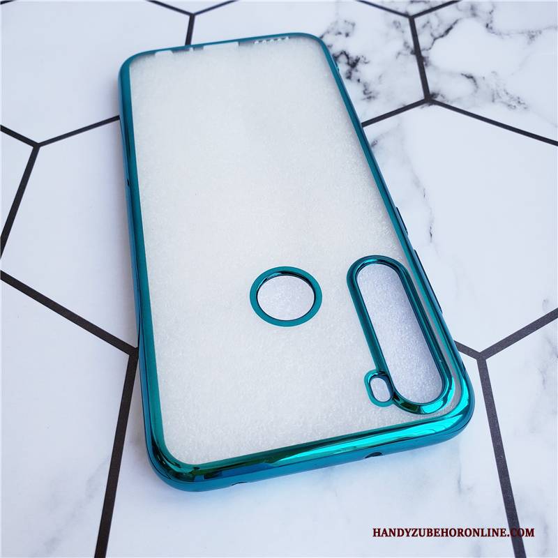 Hülle Redmi Note 8t Luxus Anti-sturz Rot, Case Redmi Note 8t Weiche Transparent Handyhüllen