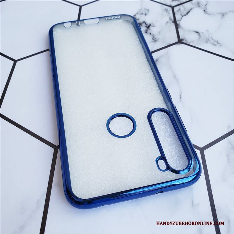 Hülle Redmi Note 8t Luxus Anti-sturz Rot, Case Redmi Note 8t Weiche Transparent Handyhüllen