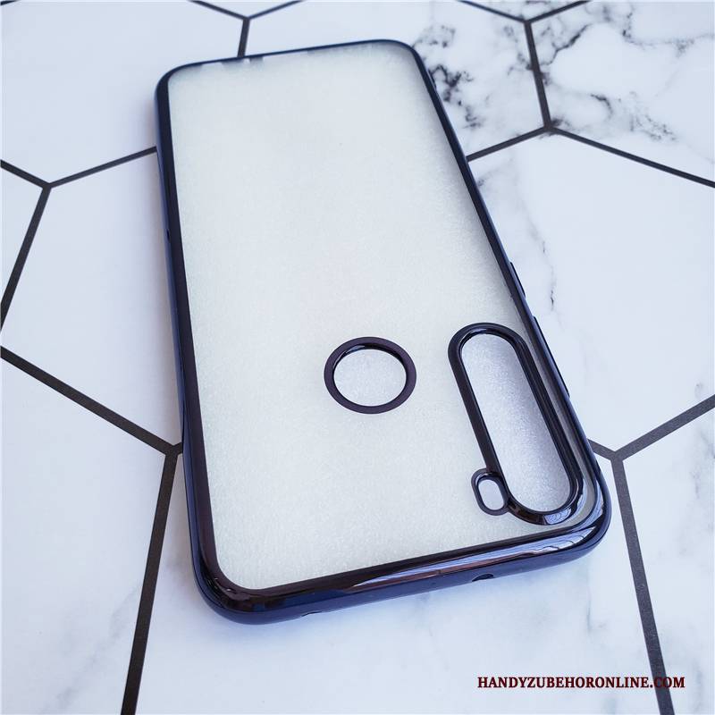 Hülle Redmi Note 8t Luxus Anti-sturz Rot, Case Redmi Note 8t Weiche Transparent Handyhüllen