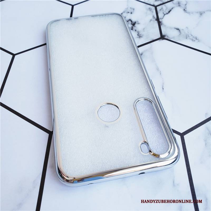 Hülle Redmi Note 8t Luxus Anti-sturz Rot, Case Redmi Note 8t Weiche Transparent Handyhüllen