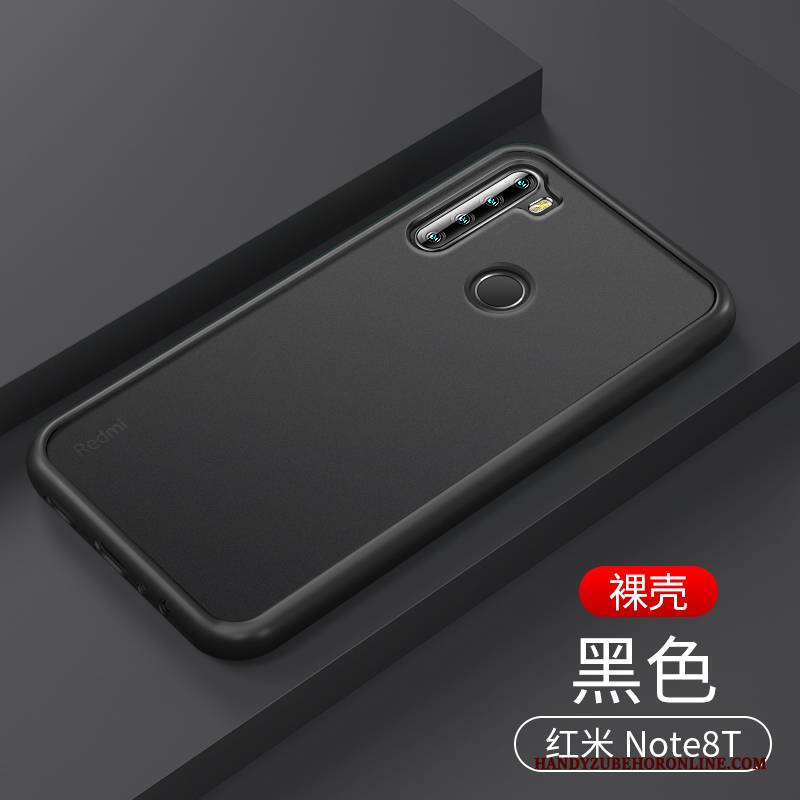 Hülle Redmi Note 8t Silikon Handyhüllen Transparent, Case Redmi Note 8t Weiß Nubuck