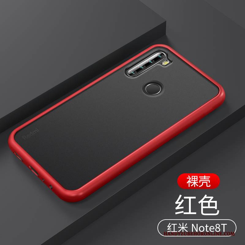 Hülle Redmi Note 8t Silikon Handyhüllen Transparent, Case Redmi Note 8t Weiß Nubuck