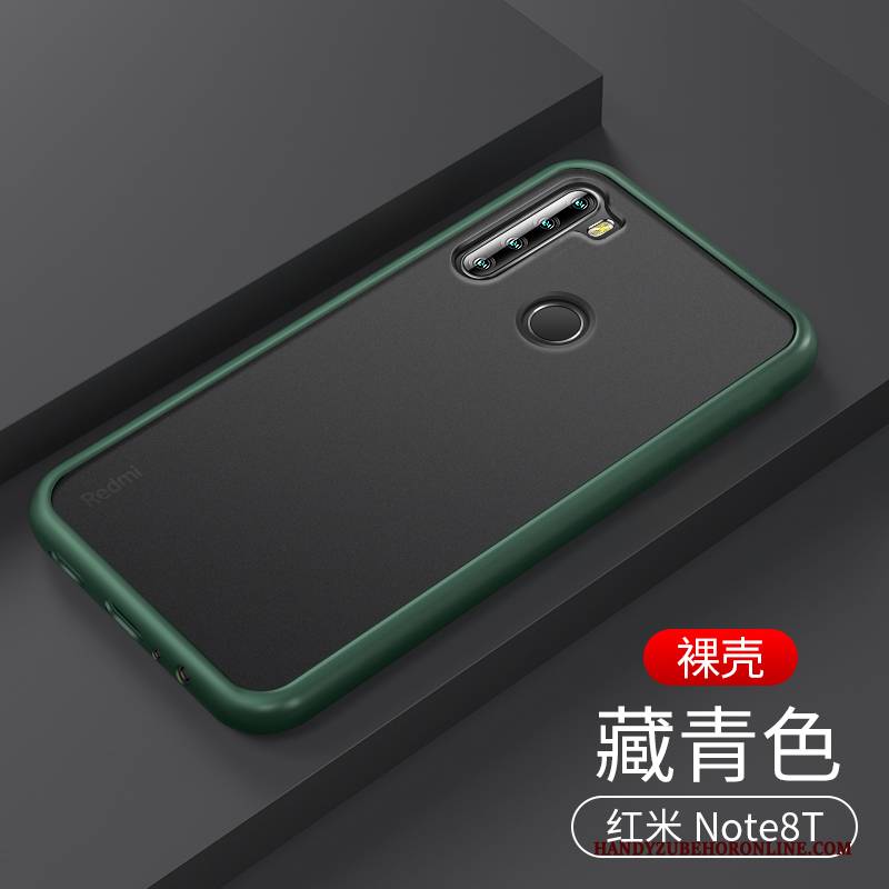 Hülle Redmi Note 8t Silikon Handyhüllen Transparent, Case Redmi Note 8t Weiß Nubuck