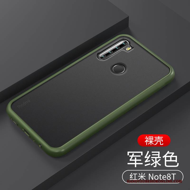 Hülle Redmi Note 8t Silikon Handyhüllen Transparent, Case Redmi Note 8t Weiß Nubuck