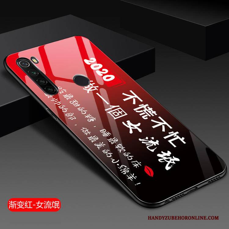 Hülle Redmi Note 8t Taschen Glas Anti-sturz, Case Redmi Note 8t Weiche Liebhaber Mini