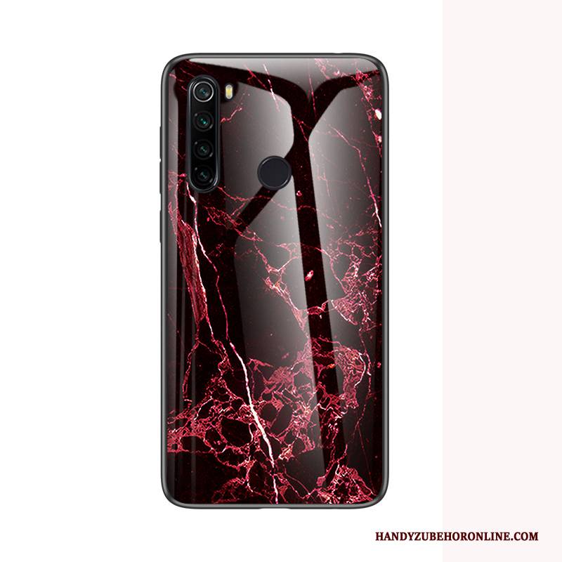 Hülle Redmi Note 8t Weiche Anti-sturz Mini, Case Redmi Note 8t Schutz Temperieren Rot