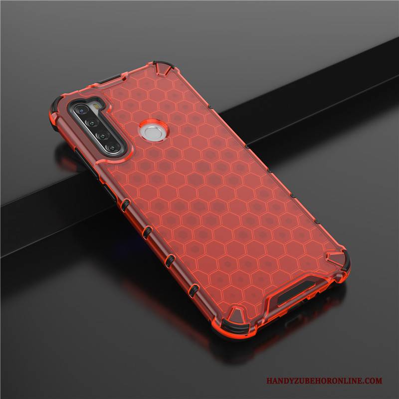 Hülle Redmi Note 8t Weiche Einfach Rot, Case Redmi Note 8t Schutz Anti-sturz Handyhüllen