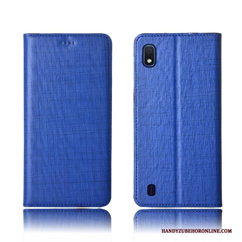 Hülle Samsung Galaxy A10 Folio Anti-sturz Neu, Case Samsung Galaxy A10 Weiche Handyhüllen Schwarz