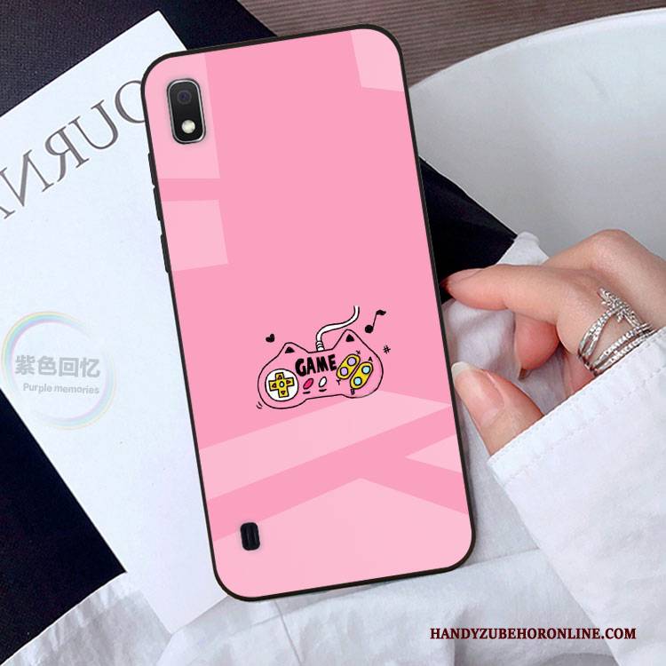 Hülle Samsung Galaxy A10 Karikatur Persönlichkeit Grün, Case Samsung Galaxy A10 Handyhüllen Anti-sturz