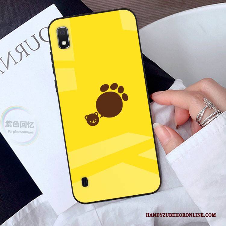 Hülle Samsung Galaxy A10 Karikatur Persönlichkeit Grün, Case Samsung Galaxy A10 Handyhüllen Anti-sturz