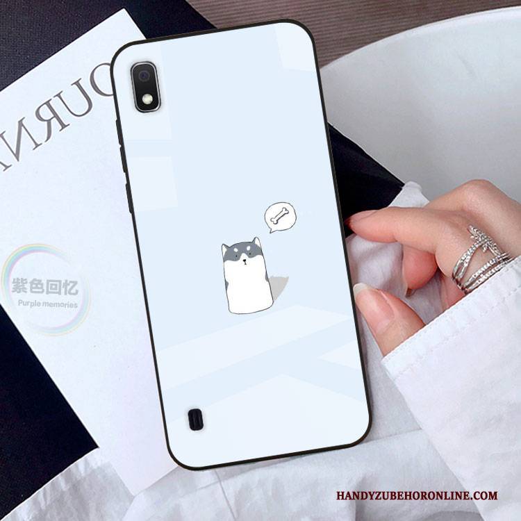 Hülle Samsung Galaxy A10 Karikatur Persönlichkeit Grün, Case Samsung Galaxy A10 Handyhüllen Anti-sturz