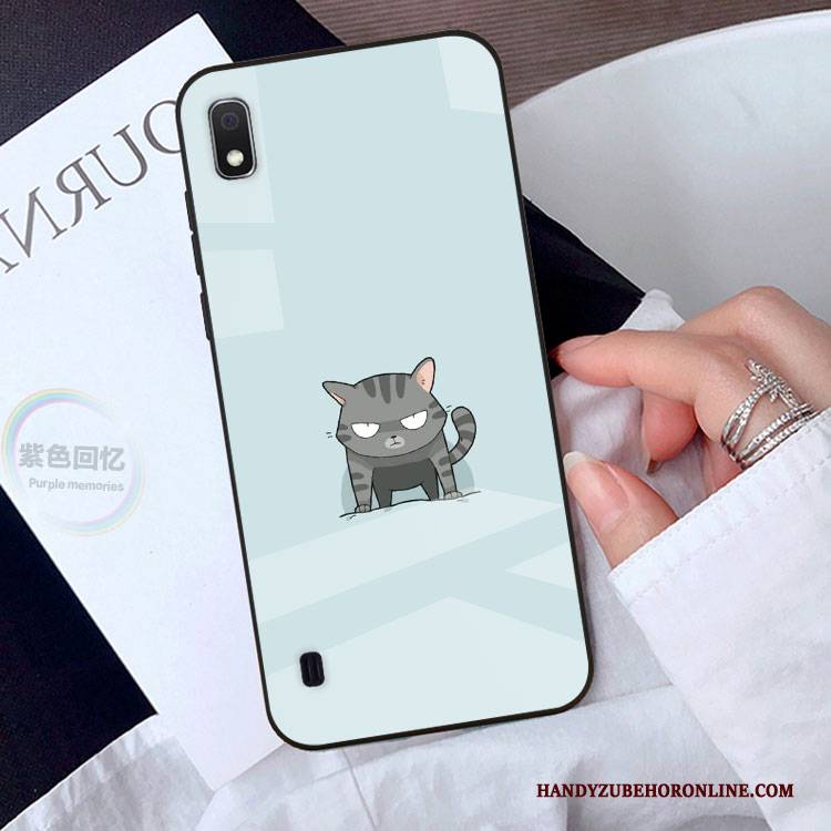 Hülle Samsung Galaxy A10 Karikatur Persönlichkeit Grün, Case Samsung Galaxy A10 Handyhüllen Anti-sturz