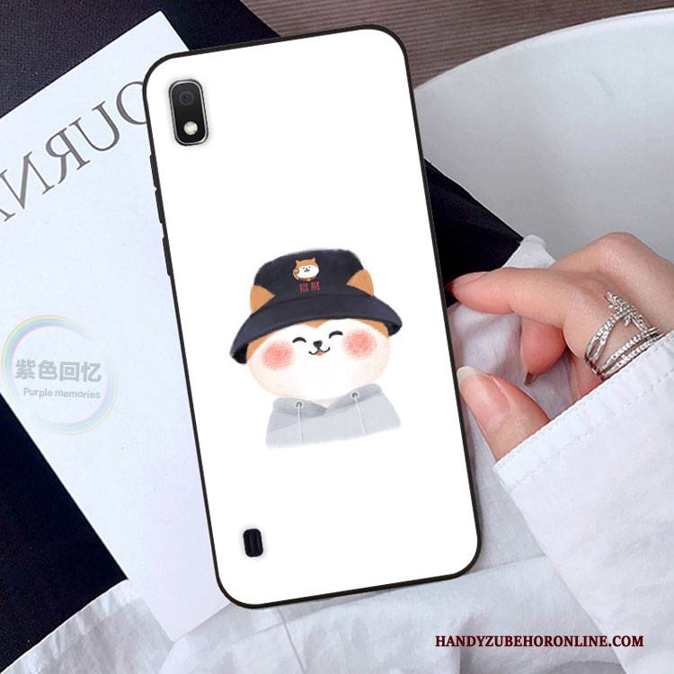 Hülle Samsung Galaxy A10 Karikatur Persönlichkeit Grün, Case Samsung Galaxy A10 Handyhüllen Anti-sturz