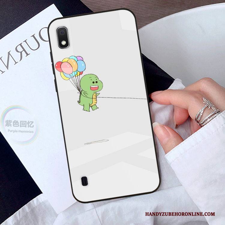 Hülle Samsung Galaxy A10 Karikatur Persönlichkeit Grün, Case Samsung Galaxy A10 Handyhüllen Anti-sturz