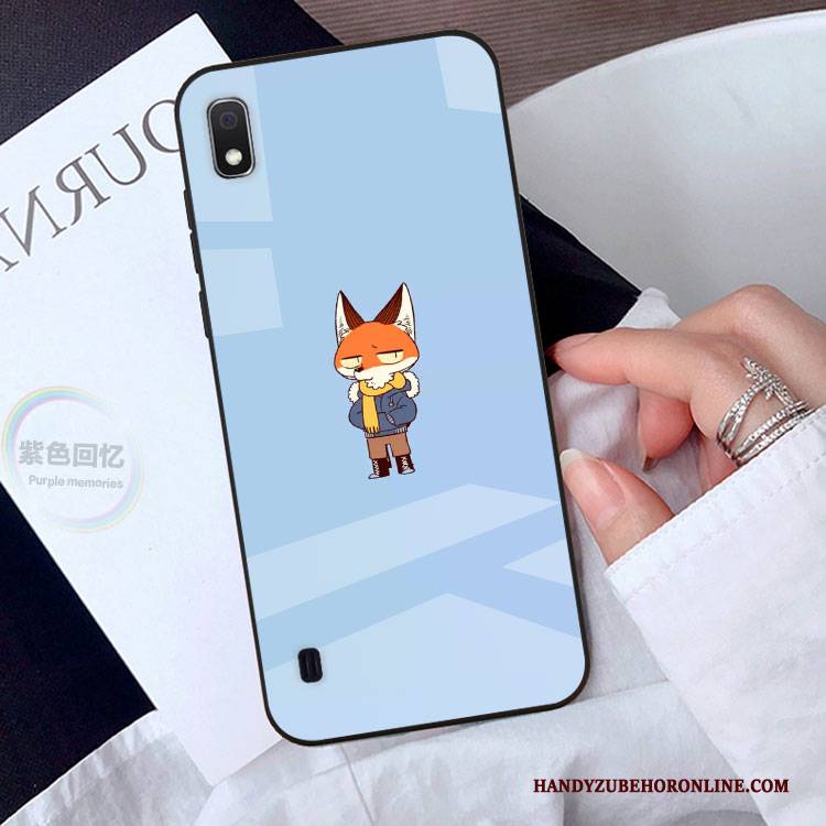 Hülle Samsung Galaxy A10 Karikatur Persönlichkeit Grün, Case Samsung Galaxy A10 Handyhüllen Anti-sturz