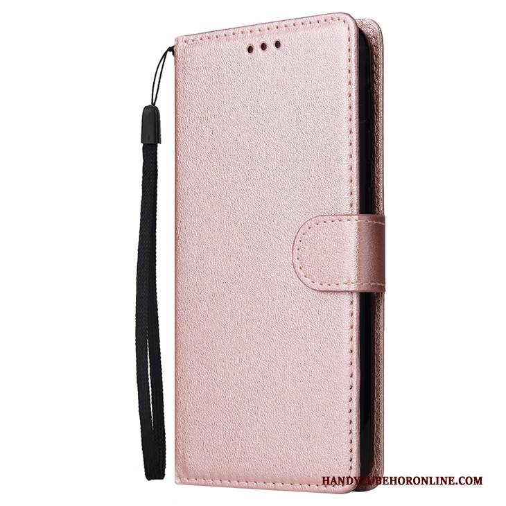 Hülle Samsung Galaxy A10 Lederhülle Rosegold Handyhüllen, Case Samsung Galaxy A10 Taschen