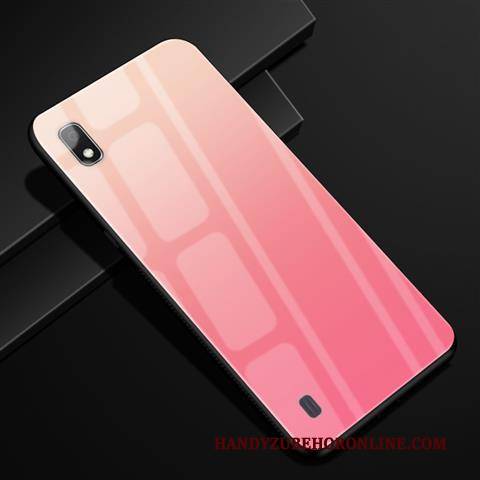 Hülle Samsung Galaxy A10 Schutz Angepasst Handyhüllen, Case Samsung Galaxy A10 Gelb Glas