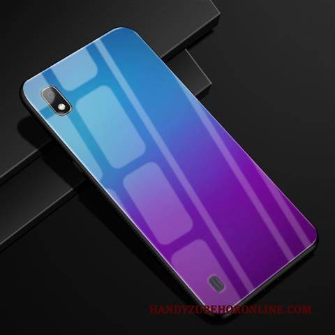 Hülle Samsung Galaxy A10 Schutz Angepasst Handyhüllen, Case Samsung Galaxy A10 Gelb Glas