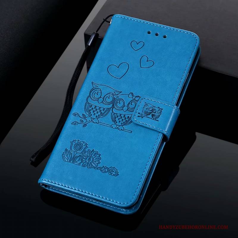 Hülle Samsung Galaxy A10 Taschen Handyhüllen Blau, Case Samsung Galaxy A10 Folio