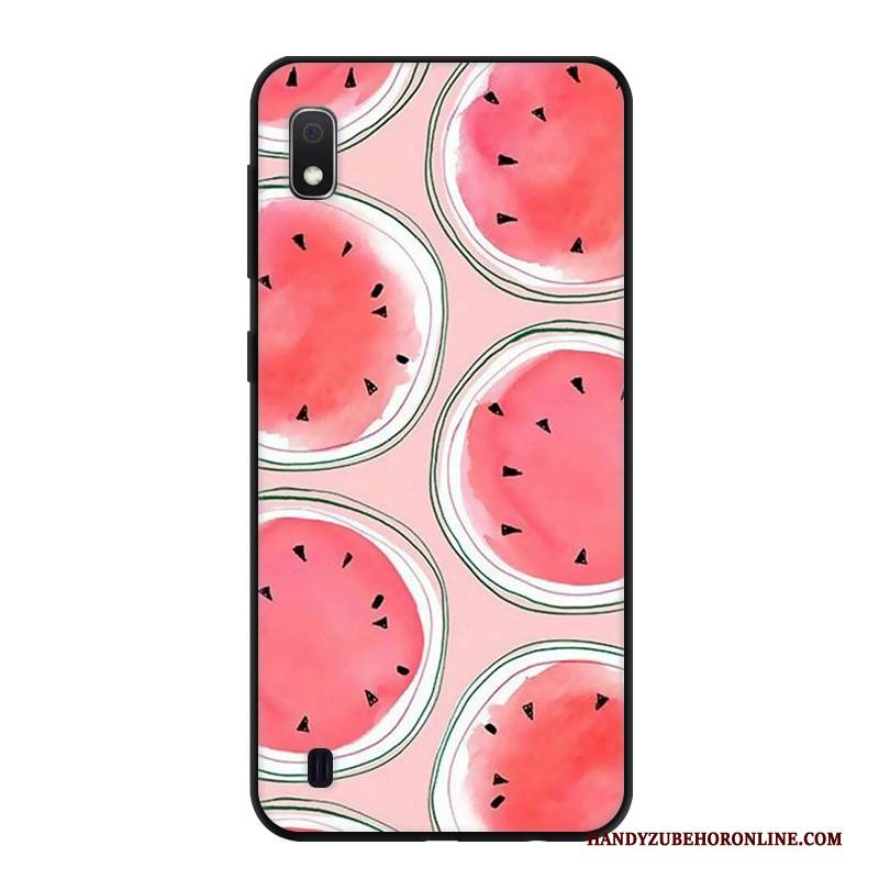 Hülle Samsung Galaxy A10 Taschen Weiß Einfach, Case Samsung Galaxy A10 Kreativ Handyhüllen Frisch