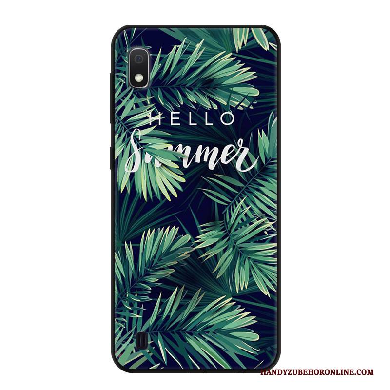 Hülle Samsung Galaxy A10 Taschen Weiß Einfach, Case Samsung Galaxy A10 Kreativ Handyhüllen Frisch