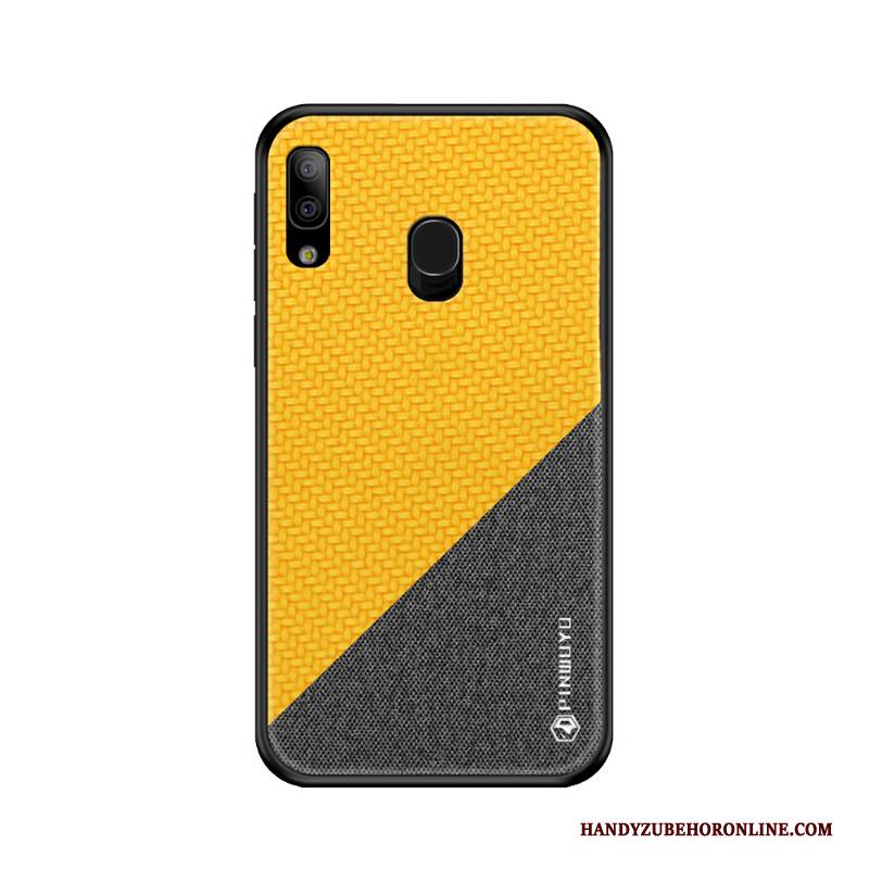 Hülle Samsung Galaxy A20e Schutz Gelb Handyhüllen, Case Samsung Galaxy A20e Anti-sturz