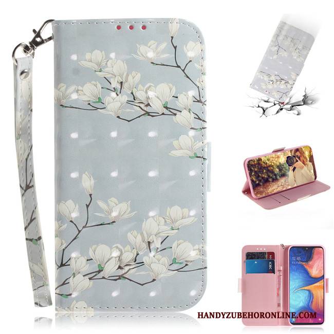 Hülle Samsung Galaxy A20e Taschen Handyhüllen Grün, Case Samsung Galaxy A20e Karikatur Anti-sturz