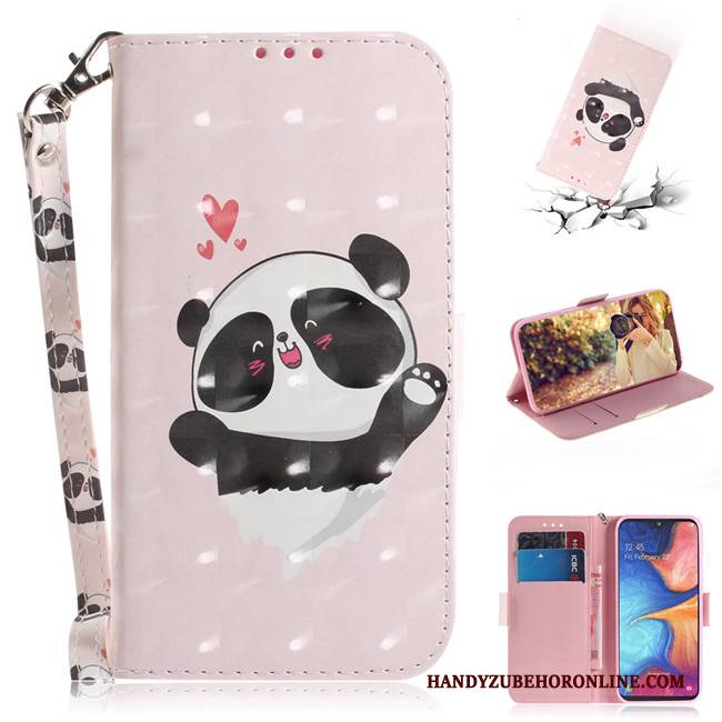 Hülle Samsung Galaxy A20e Taschen Handyhüllen Grün, Case Samsung Galaxy A20e Karikatur Anti-sturz