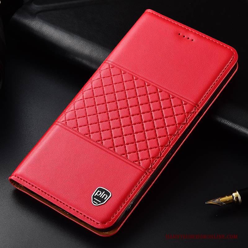 Hülle Samsung Galaxy A20s Folio Anti-sturz Rot, Case Samsung Galaxy A20s Taschen Handyhüllen