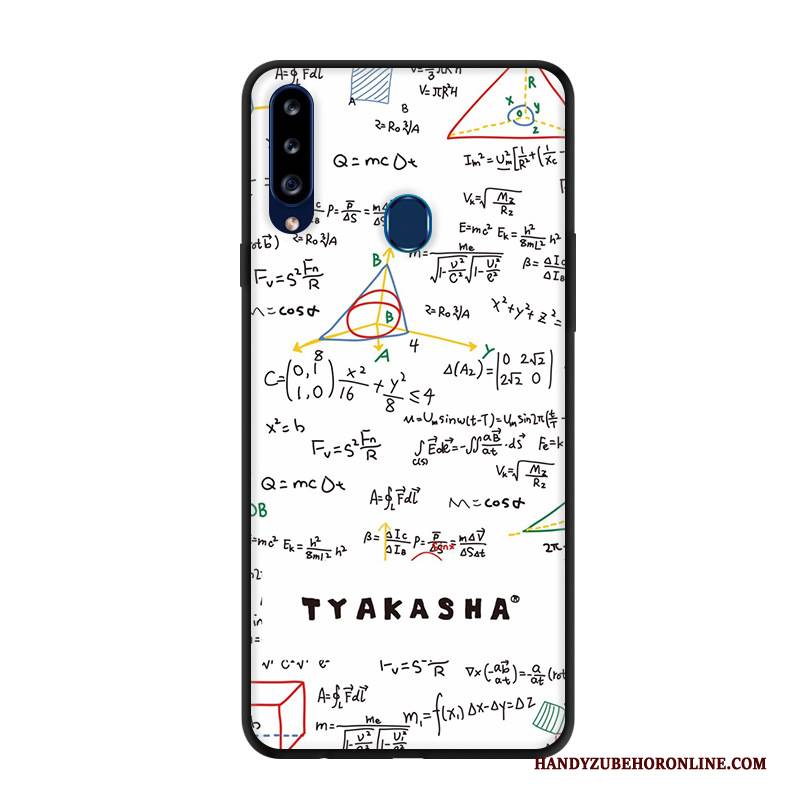 Hülle Samsung Galaxy A20s Karikatur Handyhüllen Rot, Case Samsung Galaxy A20s Kreativ Anti-sturz