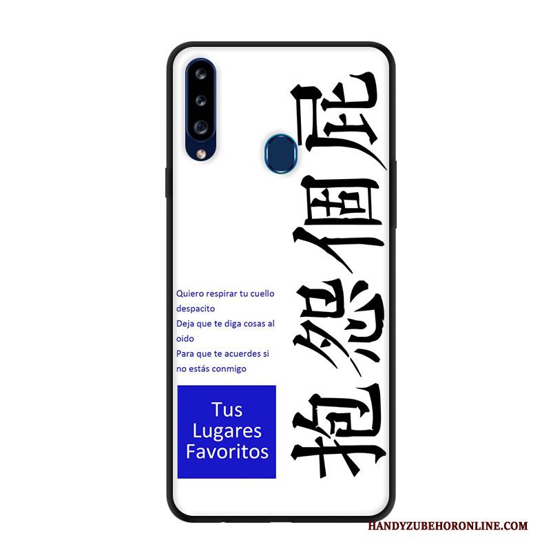 Hülle Samsung Galaxy A20s Karikatur Handyhüllen Rot, Case Samsung Galaxy A20s Kreativ Anti-sturz