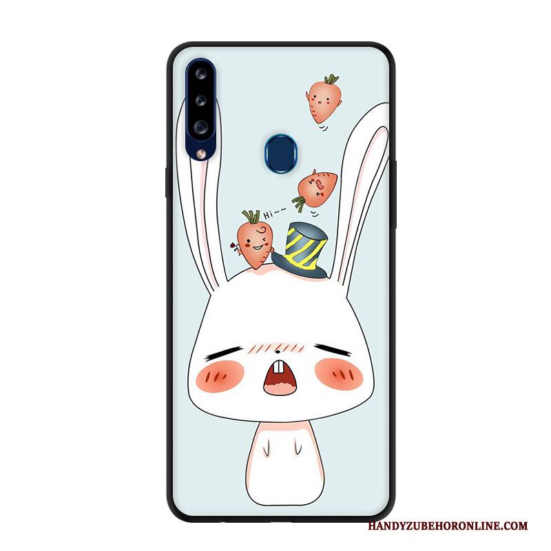 Hülle Samsung Galaxy A20s Karikatur Handyhüllen Rot, Case Samsung Galaxy A20s Kreativ Anti-sturz