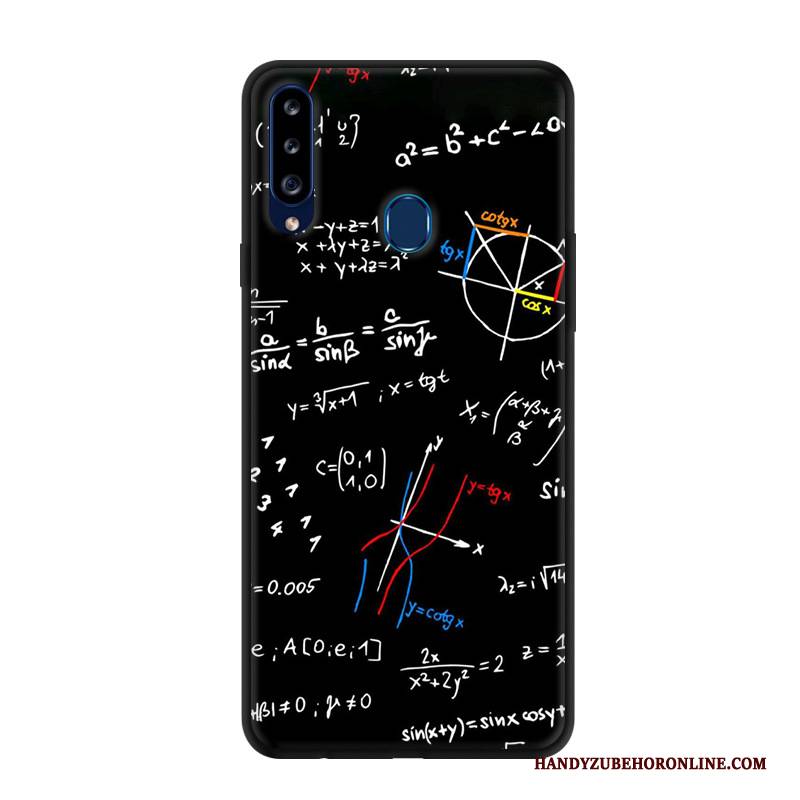 Hülle Samsung Galaxy A20s Karikatur Handyhüllen Rot, Case Samsung Galaxy A20s Kreativ Anti-sturz