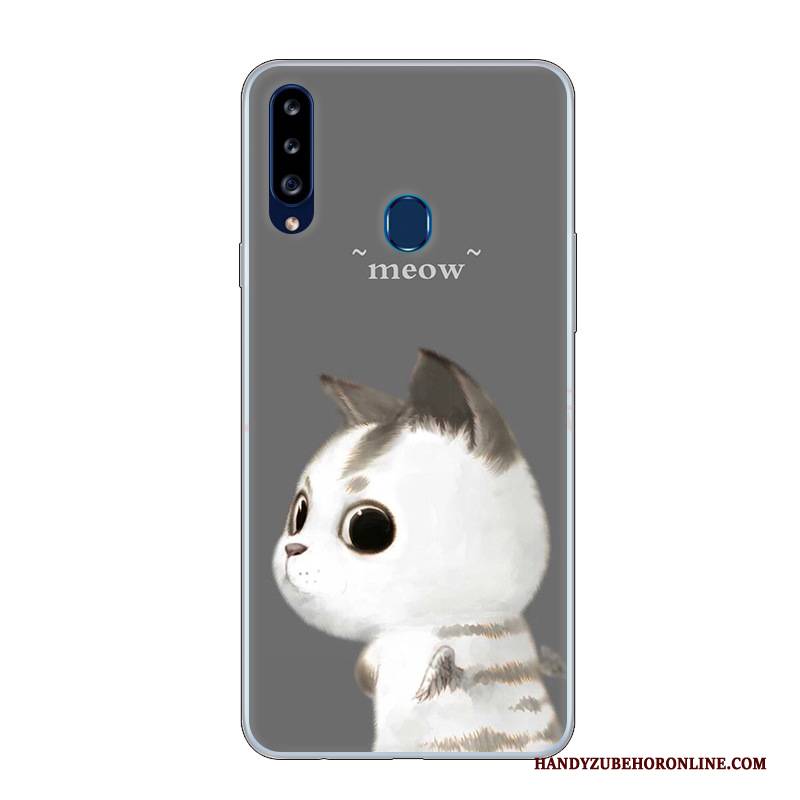 Hülle Samsung Galaxy A20s Karikatur Persönlichkeit Weiß, Case Samsung Galaxy A20s Schutz Handyhüllen Angepasst