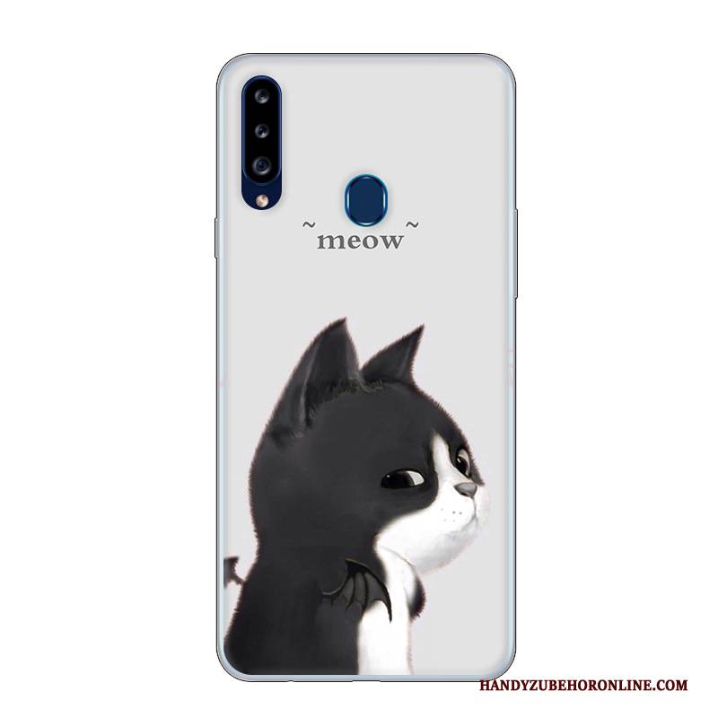 Hülle Samsung Galaxy A20s Karikatur Persönlichkeit Weiß, Case Samsung Galaxy A20s Schutz Handyhüllen Angepasst