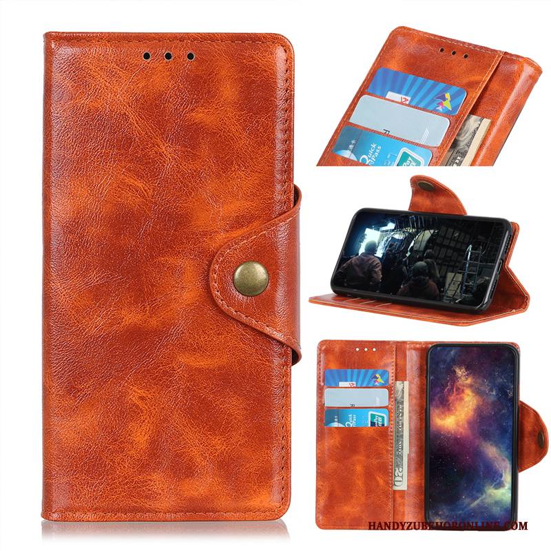 Hülle Samsung Galaxy A20s Lederhülle Membran Handyhüllen, Case Samsung Galaxy A20s Taschen Anti-sturz Temperieren