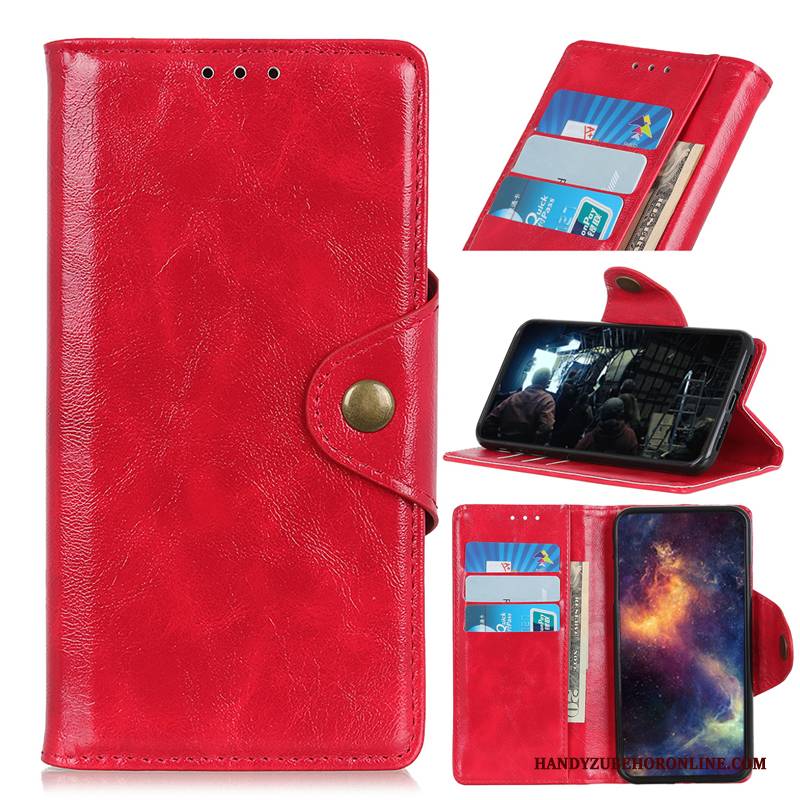 Hülle Samsung Galaxy A20s Lederhülle Membran Handyhüllen, Case Samsung Galaxy A20s Taschen Anti-sturz Temperieren