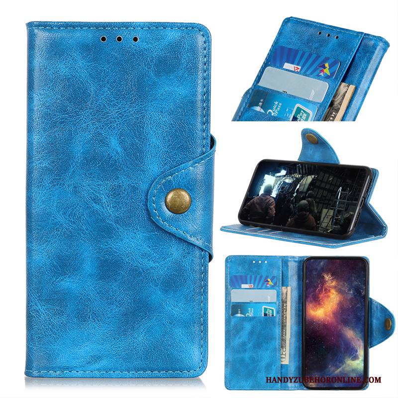 Hülle Samsung Galaxy A20s Lederhülle Membran Handyhüllen, Case Samsung Galaxy A20s Taschen Anti-sturz Temperieren